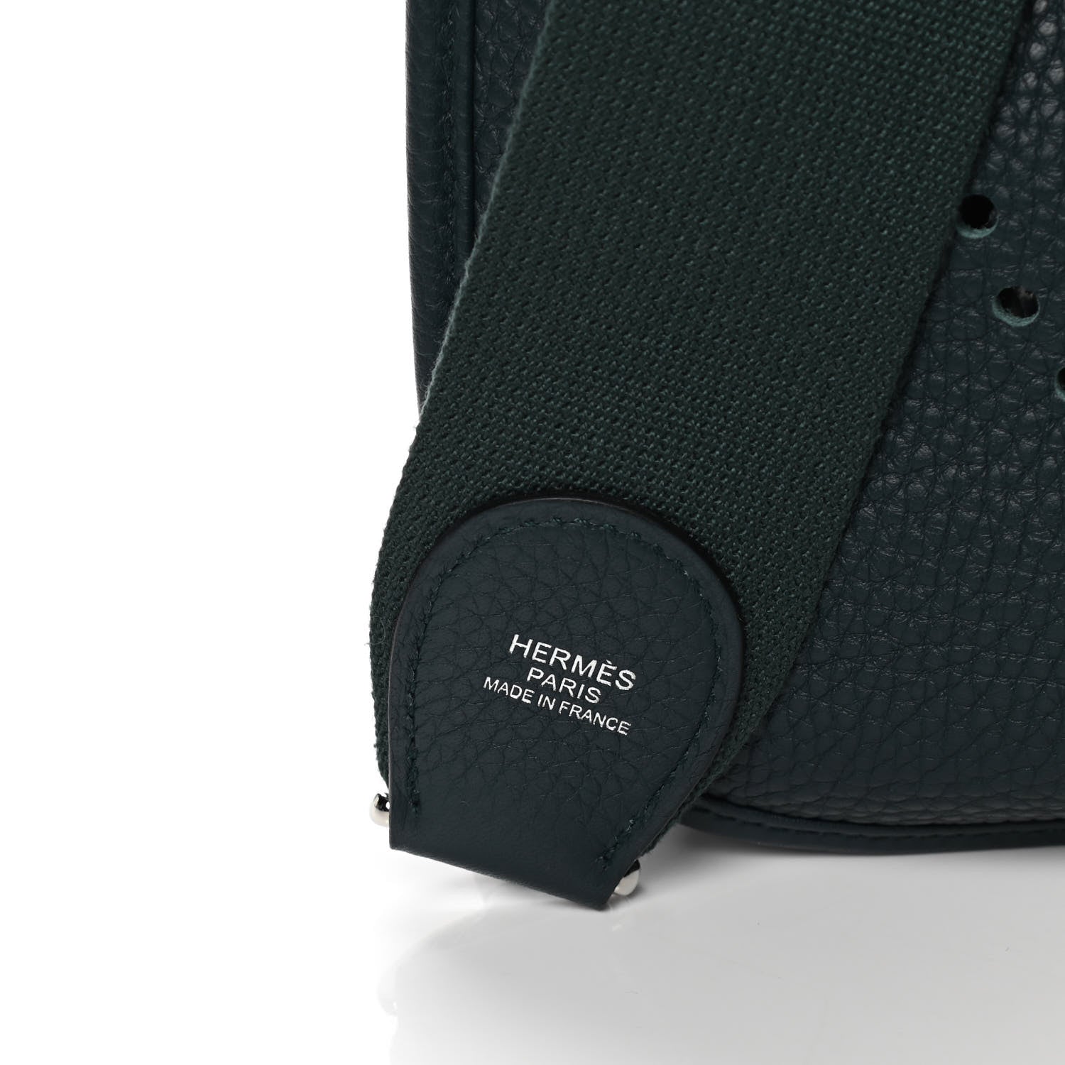 Hermes Taurillon Clemence Evelyne III PM Vert Cypress 6 of 9