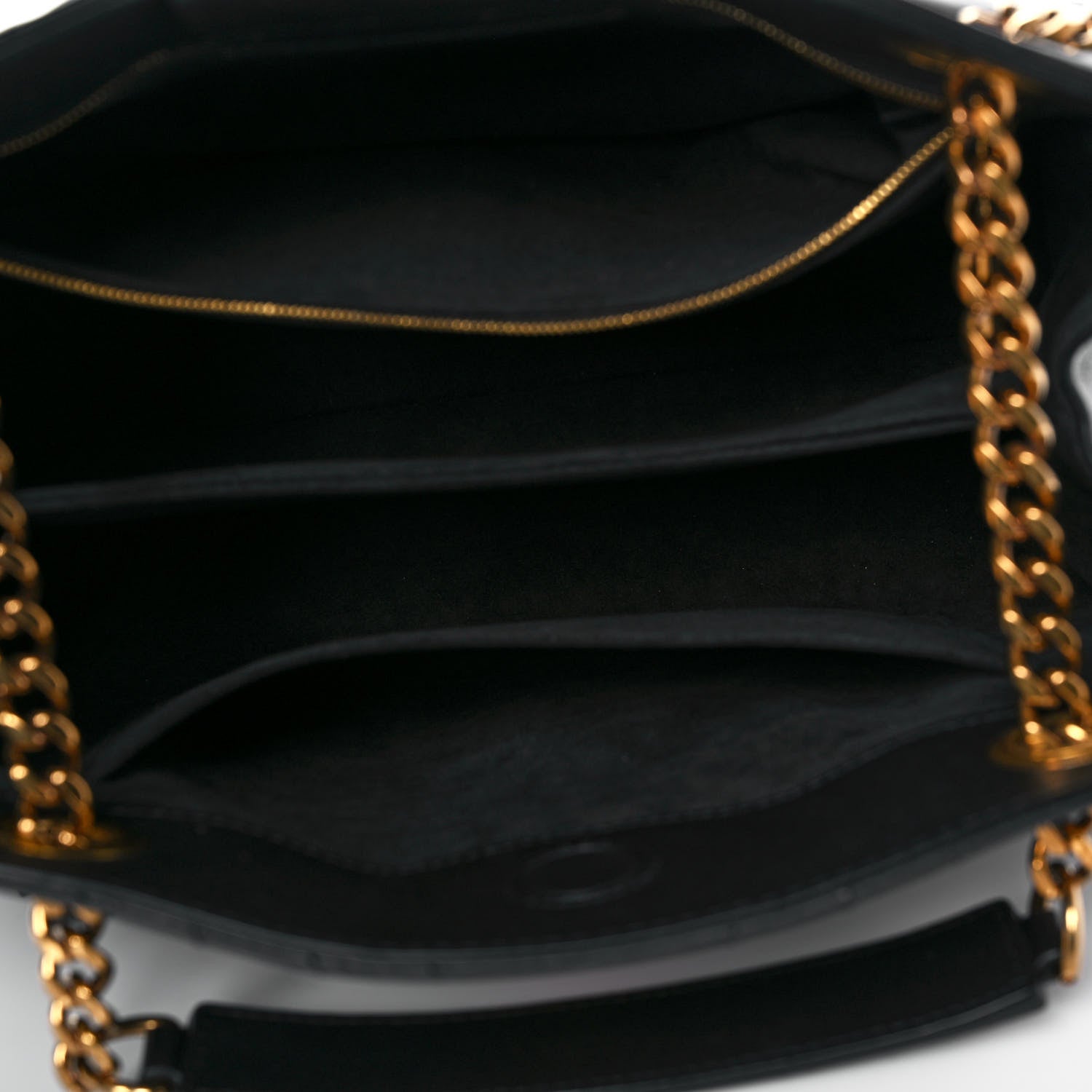 Louis Vuitton Calfskin New Wave Chain Tote Black 5 of 10
