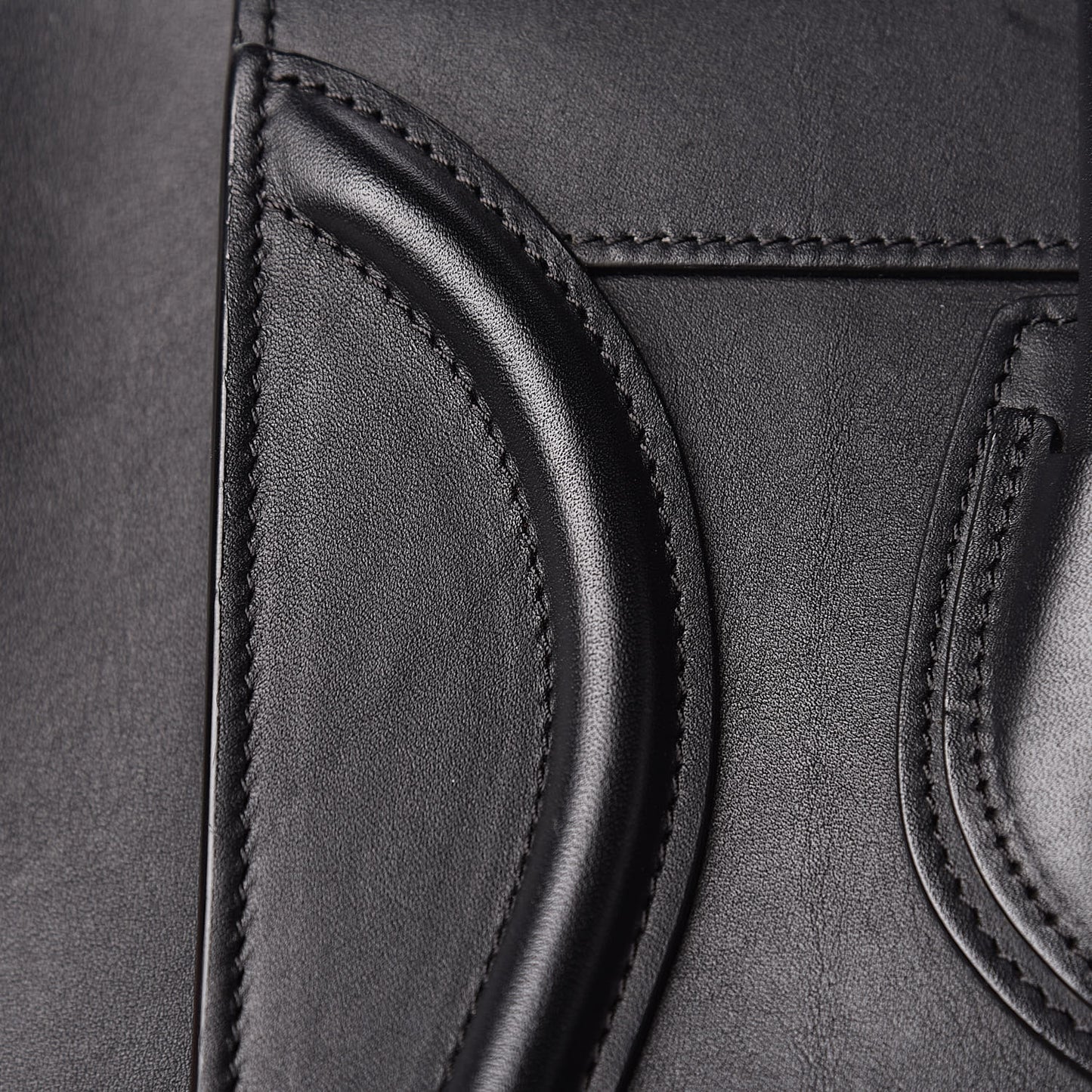 Smooth Calfskin Micro Luggage Black