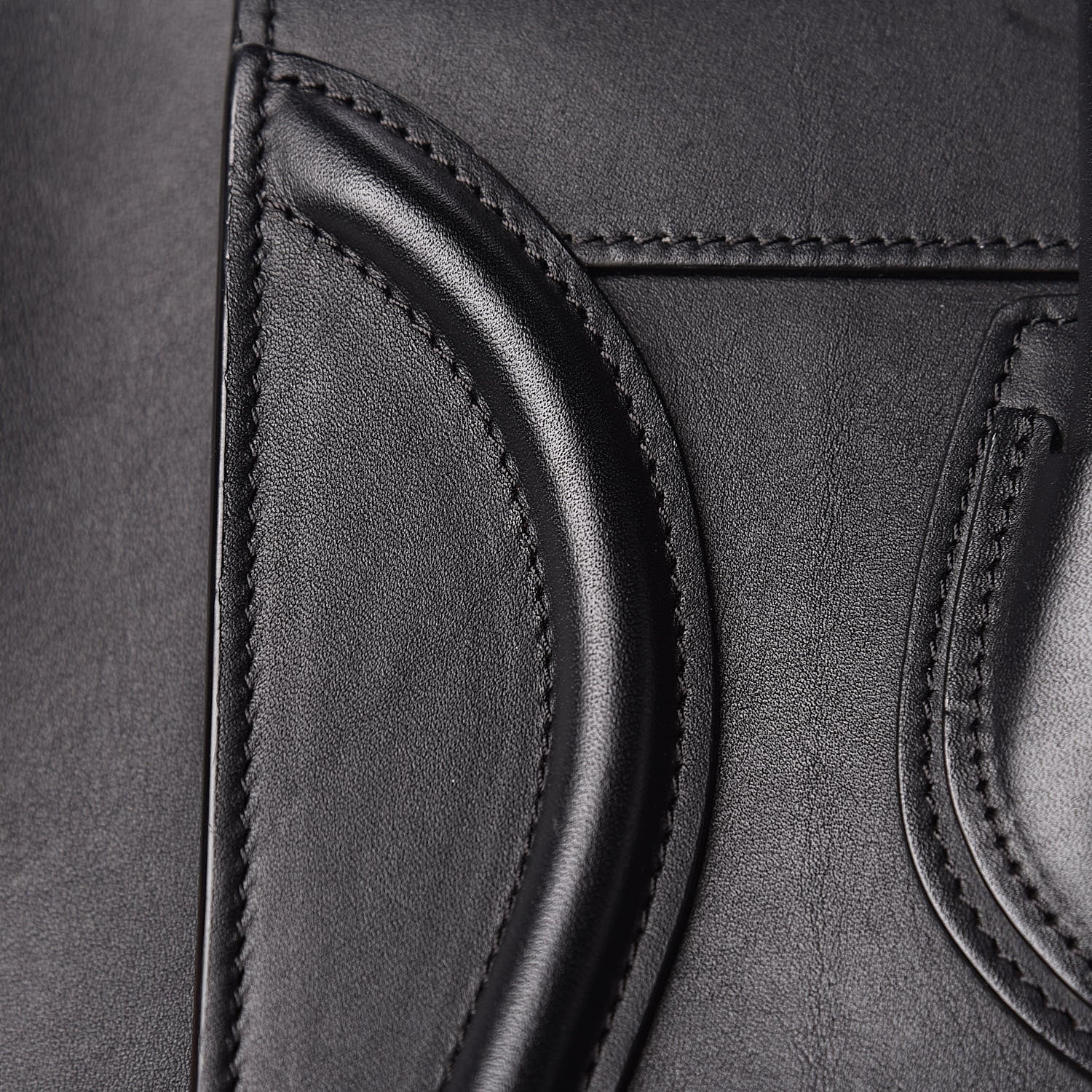 Celine Smooth Calfskin Micro Luggage Black 12 of 13