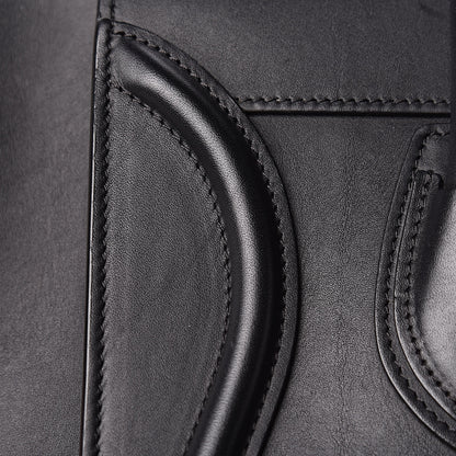 Celine Smooth Calfskin Micro Luggage Black 12 of 13