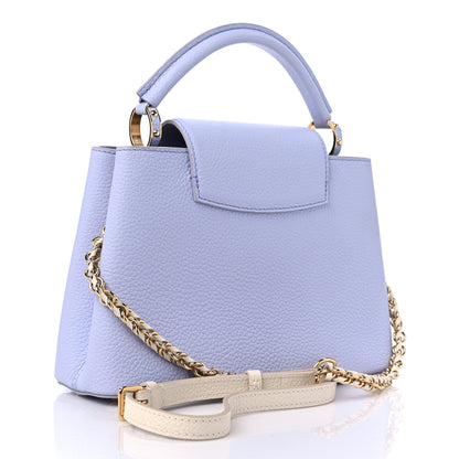 Louis Vuitton Taurillon Braided Chain Capucines BB Iris Creme 3 of 11