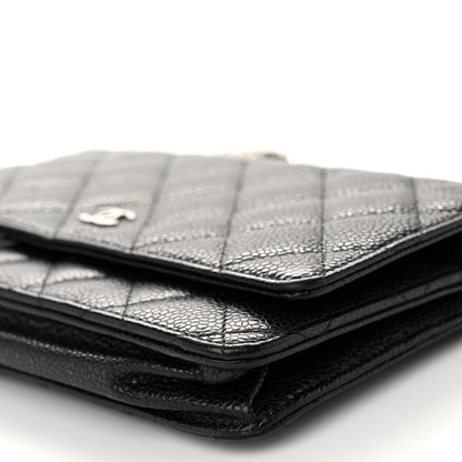 Chanel Caviar Quilted Wallet on Chain WOC Black 11 of 13