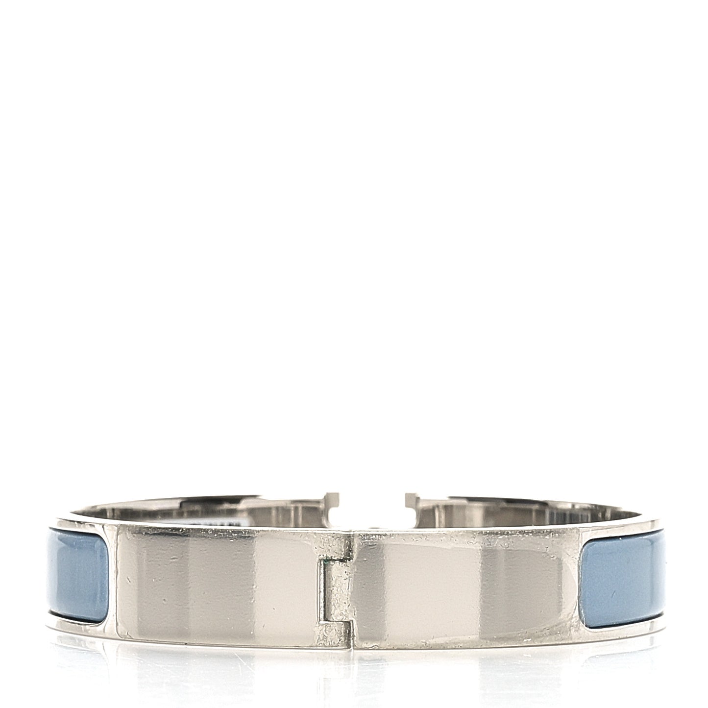 Enamel Narrow Clic Clac H Bracelet PM Gris Orage