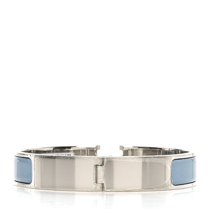Hermes Enamel Narrow Clic Clac H Bracelet PM Gris Orage 3 of 4