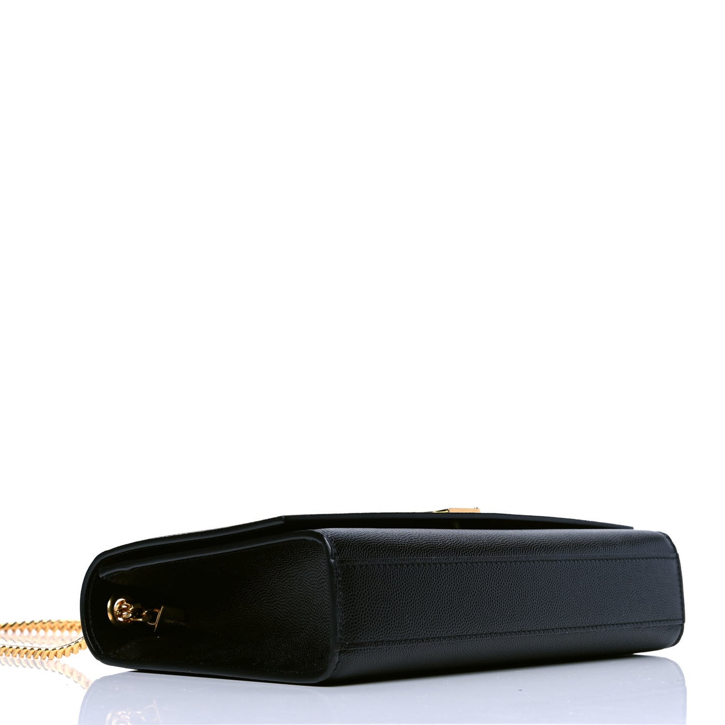 Grain De Poudre Medium Classic Monogram Kate Satchel Black
