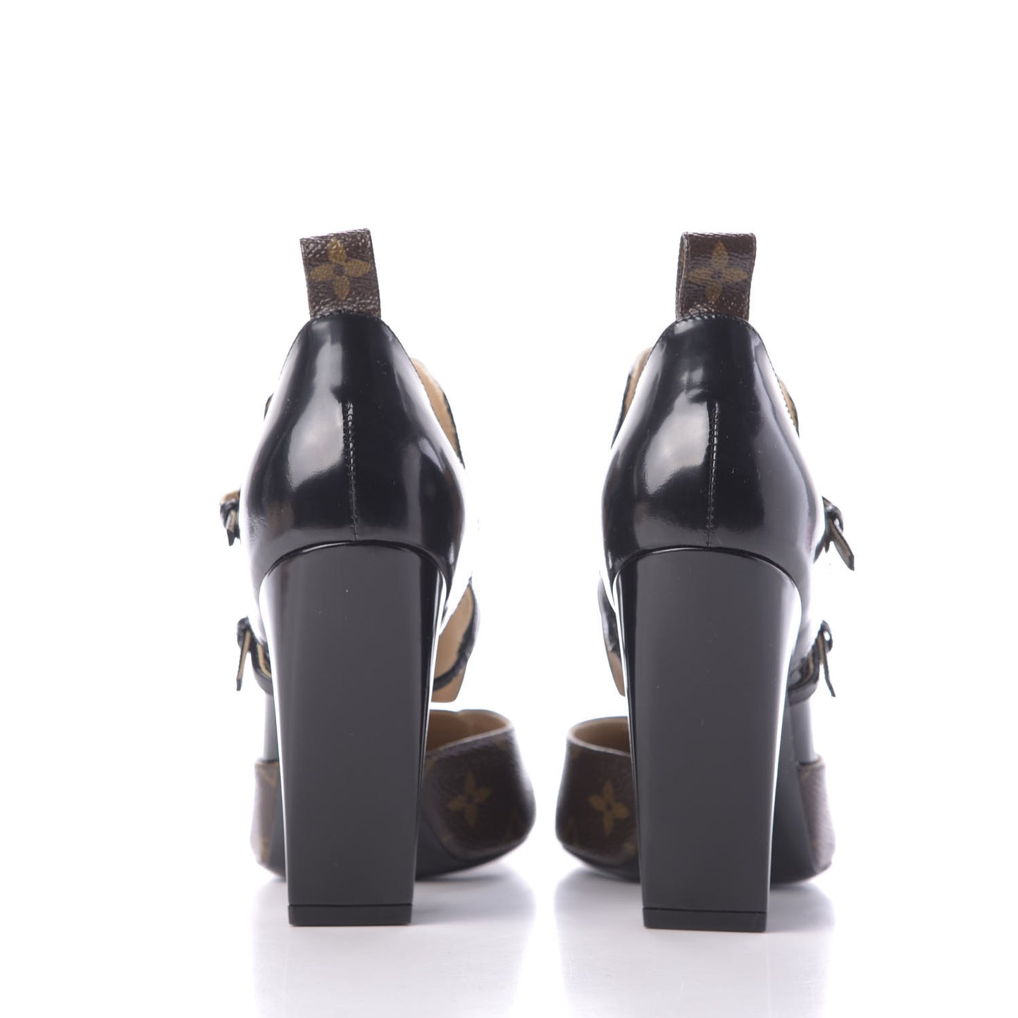 Monogram Headline Pumps 40 Black
