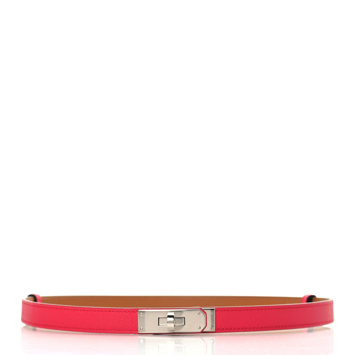 Hermes Epsom Kelly Belt Rose Extreme 1 of 4