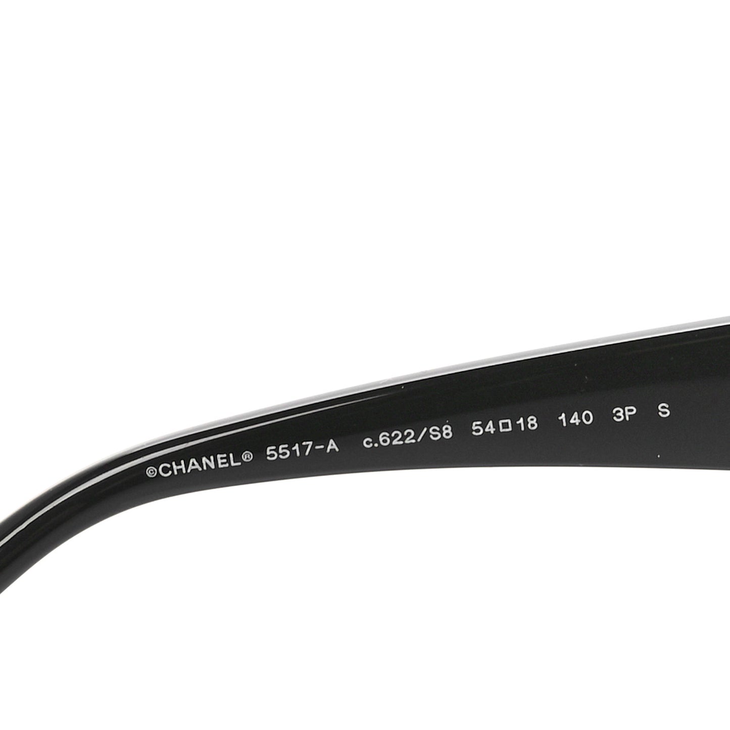 Acetate Enamel Heart Butterfly Sunglasses 5417-A Black