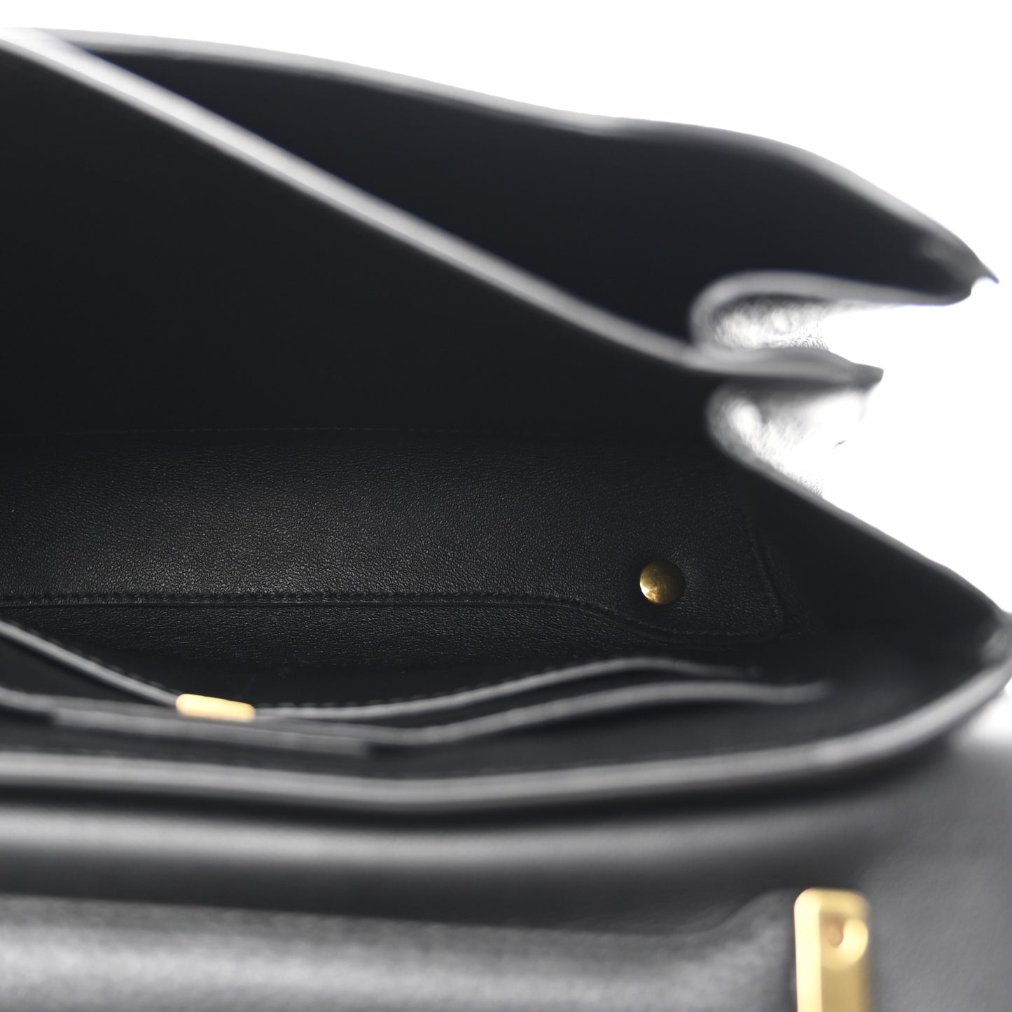 Calfskin Small Margot Top Handle Satchel Black