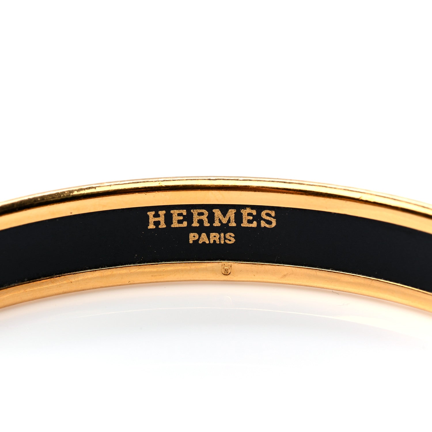 Hermes Enamel Printed Narrow Bracelet 62 3 of 6