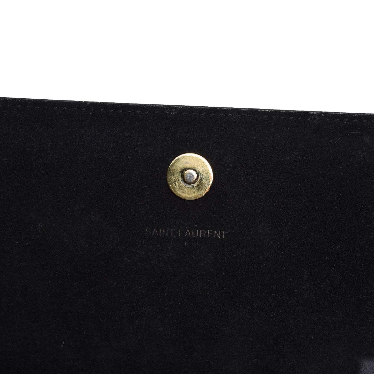 Patent Classic Monogram Kate Clutch Black