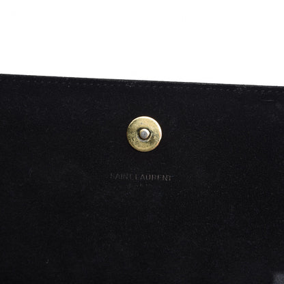 Saint Laurent Patent Classic Monogram Kate Clutch Black 6 of 7