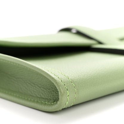Hermes Evercolor Jige Elan 29 Clutch Vert Criquet 9 of 13