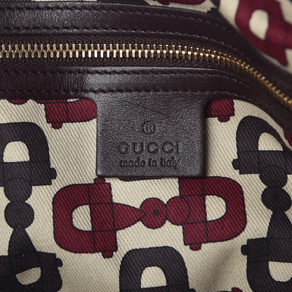 Gucci Guccissima Medium Pelham Shoulder Bag Dark Brown 6 of 12