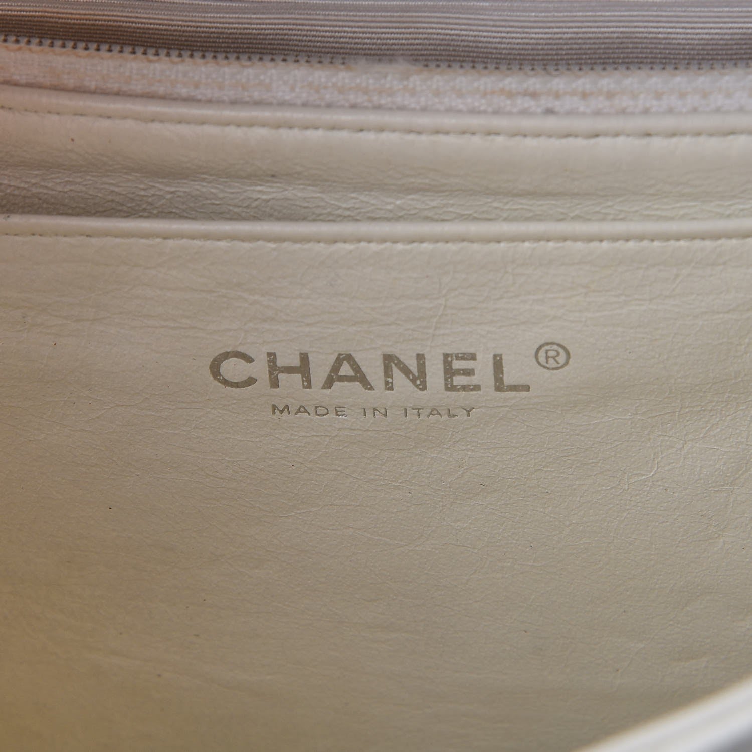 Chanel Caviar Quilted Jumbo Single Flap White 8 of 14