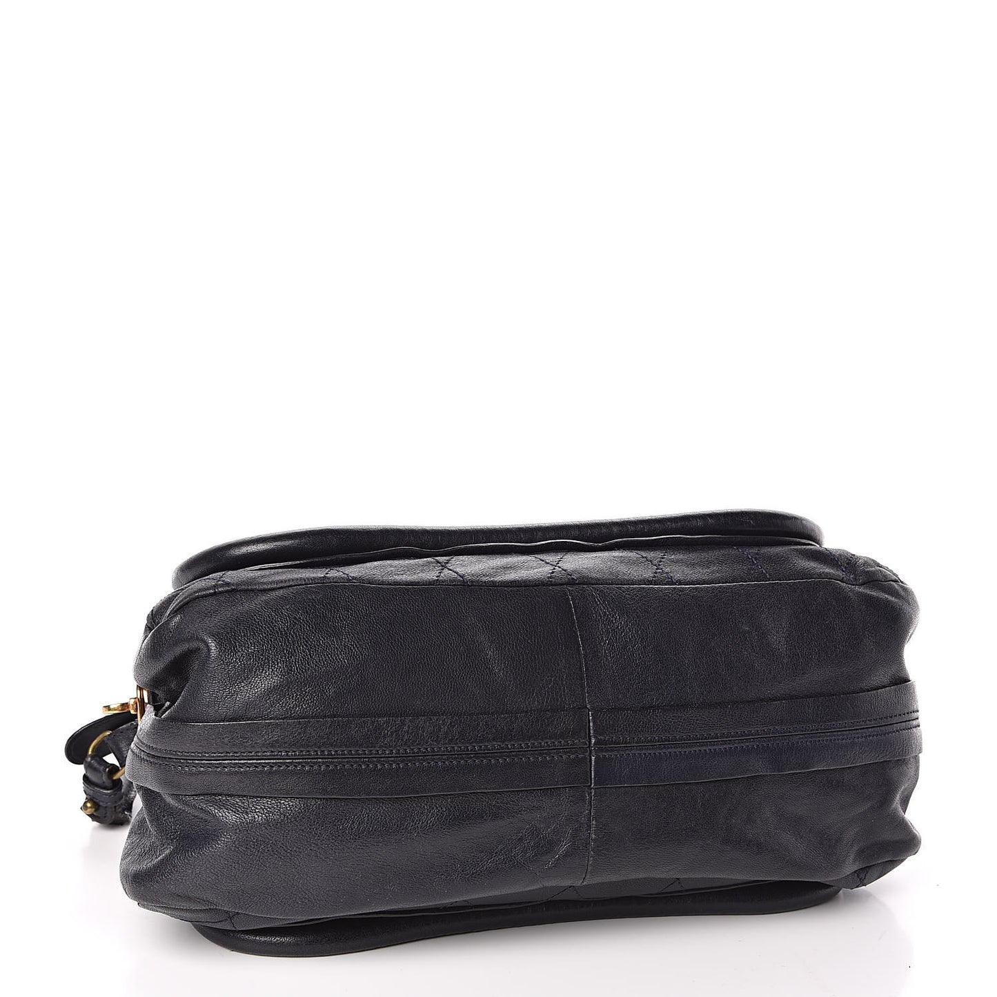 Sheepskin Stitched Medium Paraty Navy