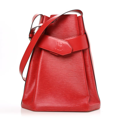 Louis Vuitton Epi Sac D'Epaule GM Castillan Red 1 of 9