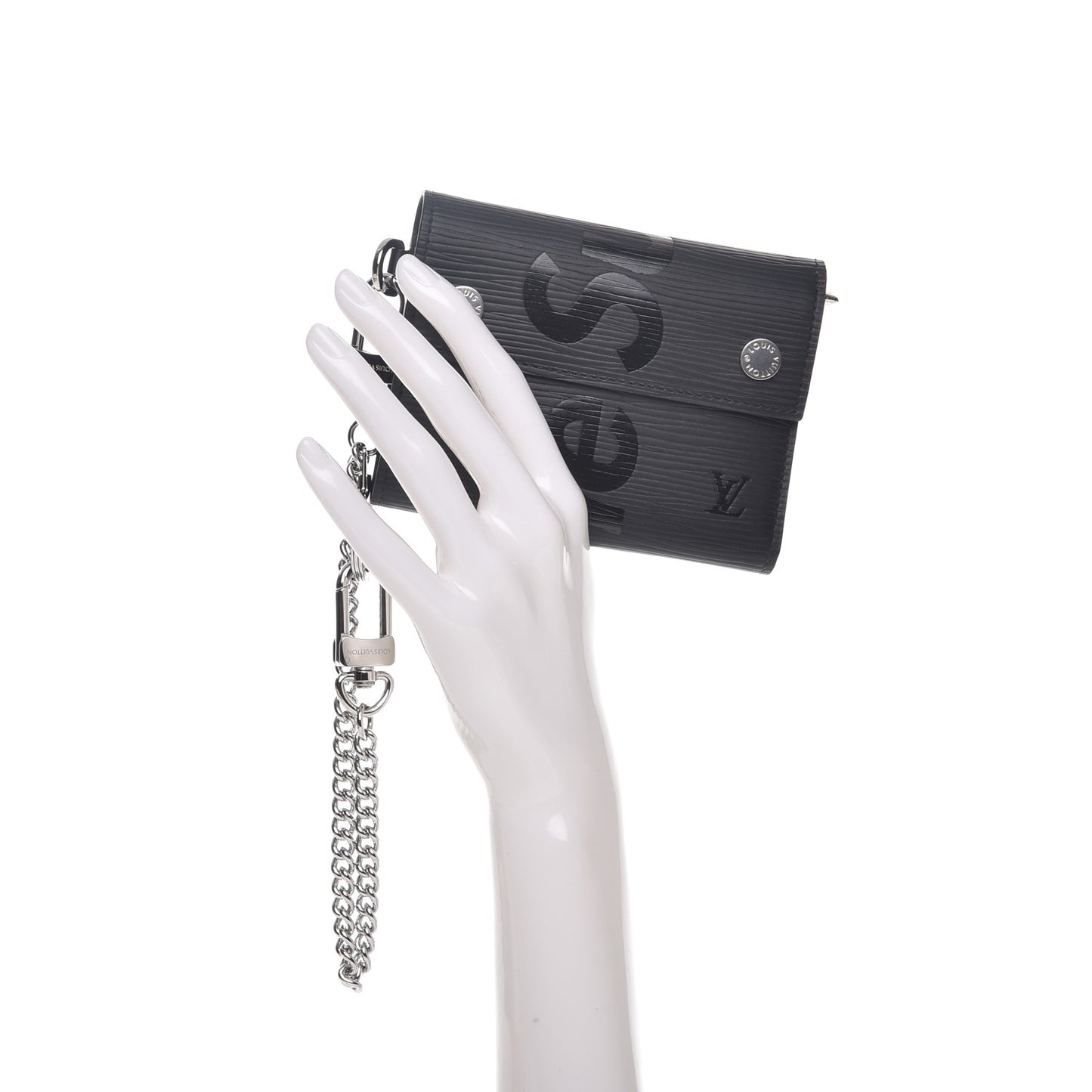 X SUPREME Epi Chain Wallet Black