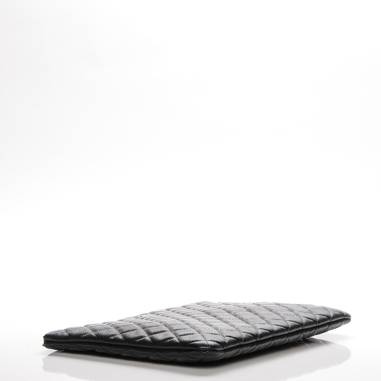 Chanel Caviar Quilted Large Cosmetic Case Black 4 of 7