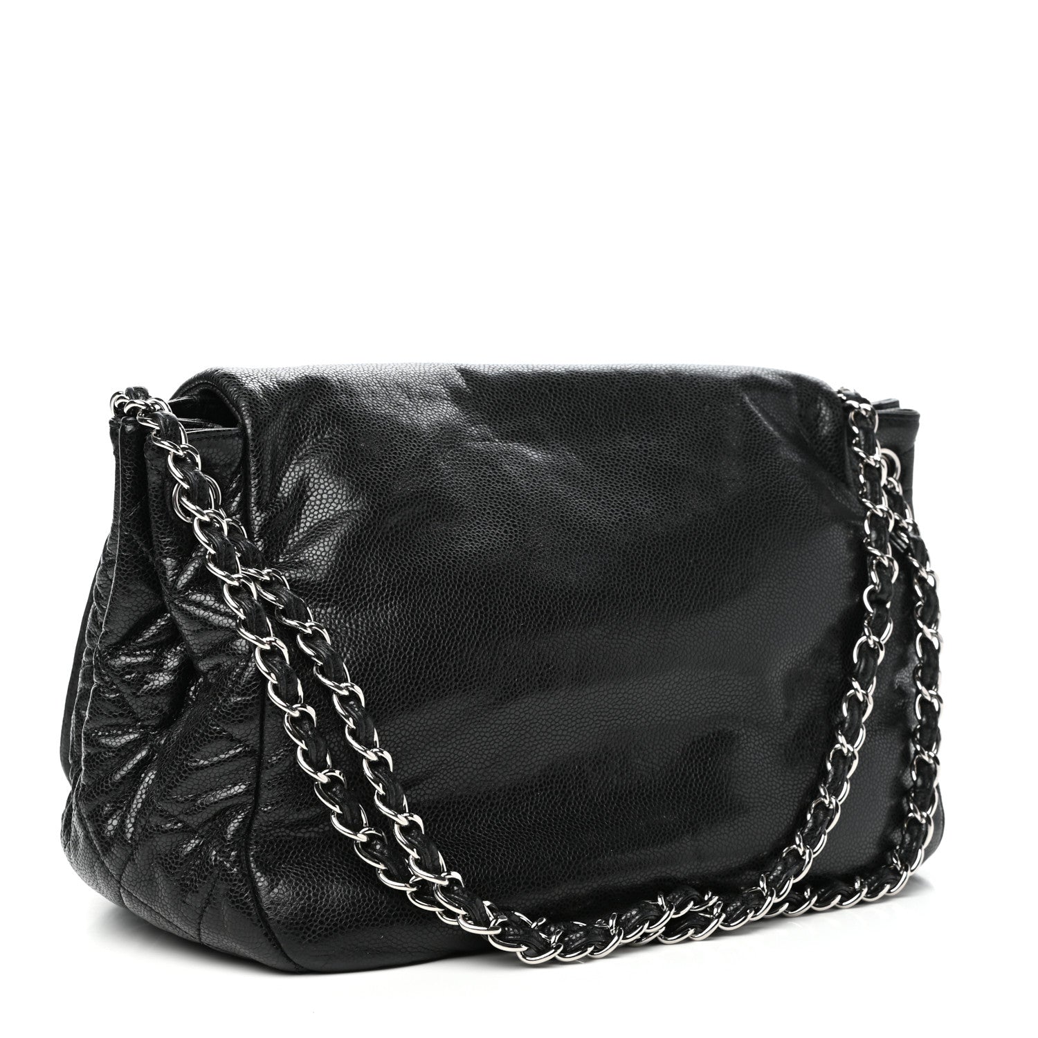 Chanel Caviar Timeless CC Accordion Flap Black 3 of 9