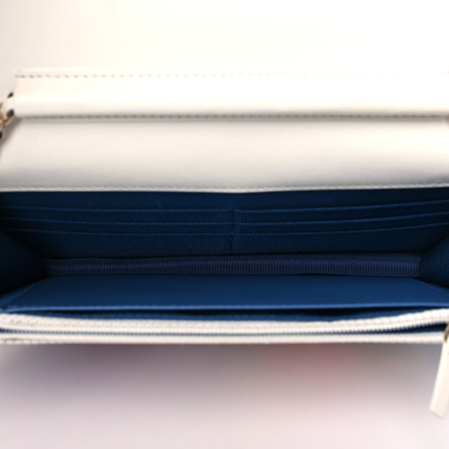 Printed Patent Quilted Rainbow Wallet On Chain WOC