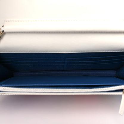 Chanel Printed Patent Quilted Rainbow Wallet On Chain WOC 4 of 11