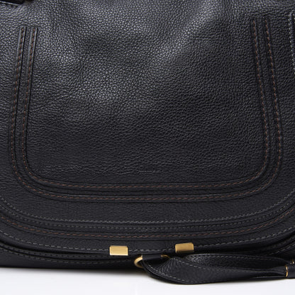 Chloe Calfskin Large Marcie Satchel Black 10 of 12