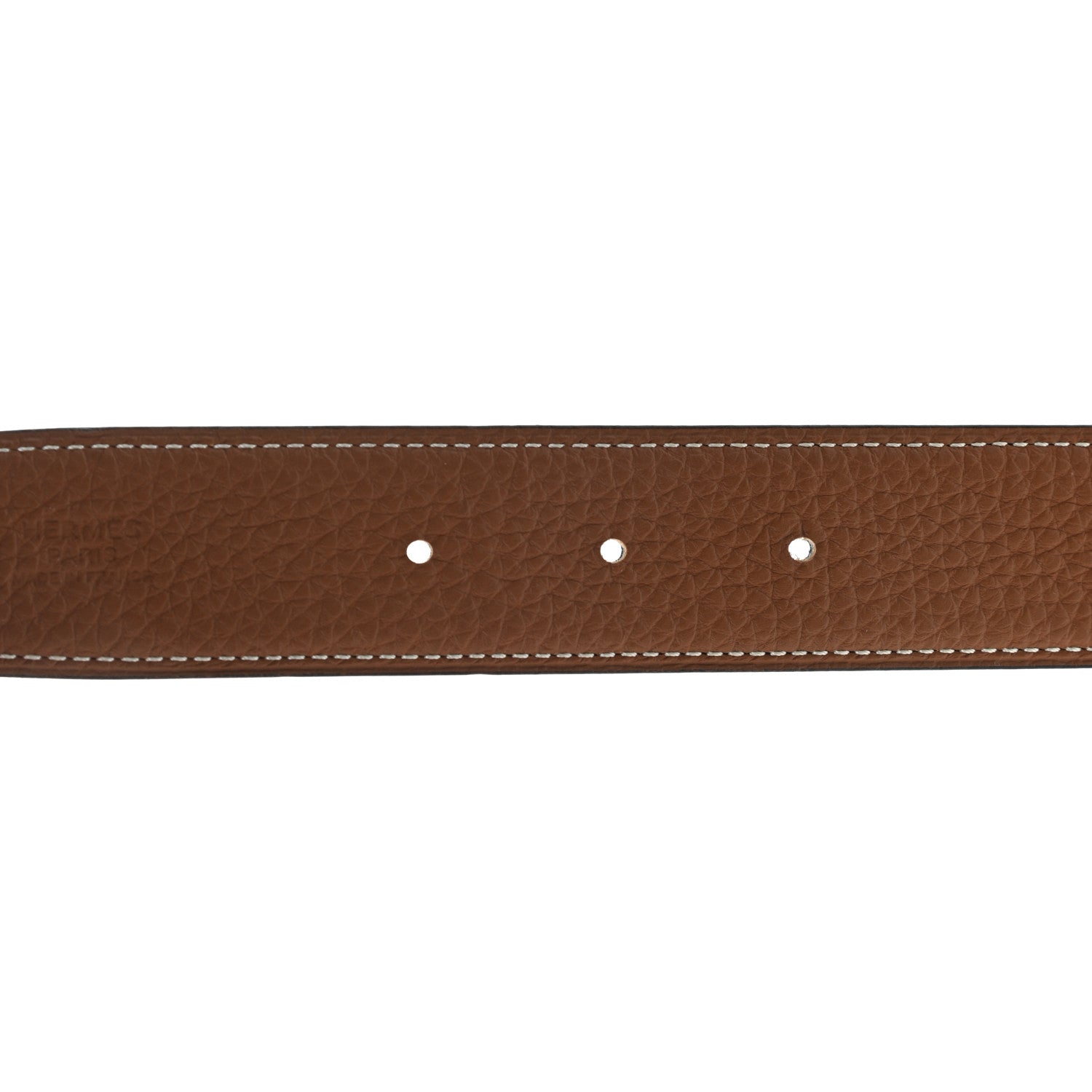 Hermes Box Togo 32mm H Belt 80 Black Gold 5 of 5