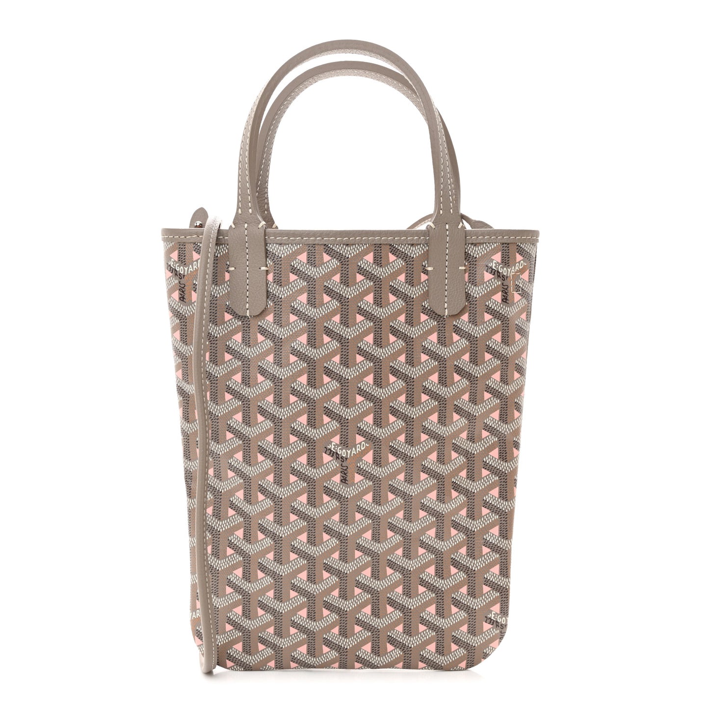 Goyardine Poitiers Claire Voie Tote Grege Powder Pink