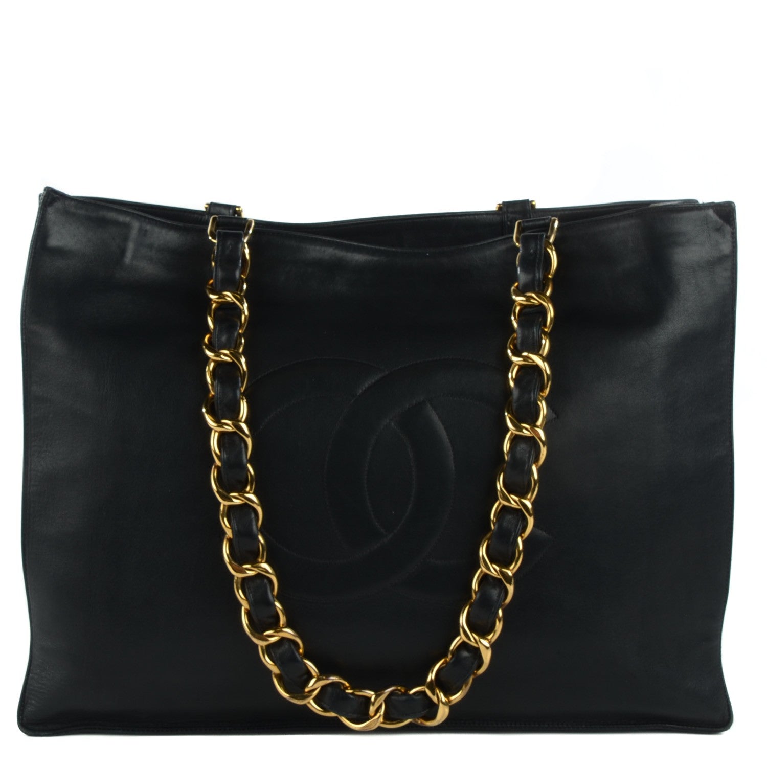Chanel Lambskin Jumbo Shoulder Bag Black 1 of 10
