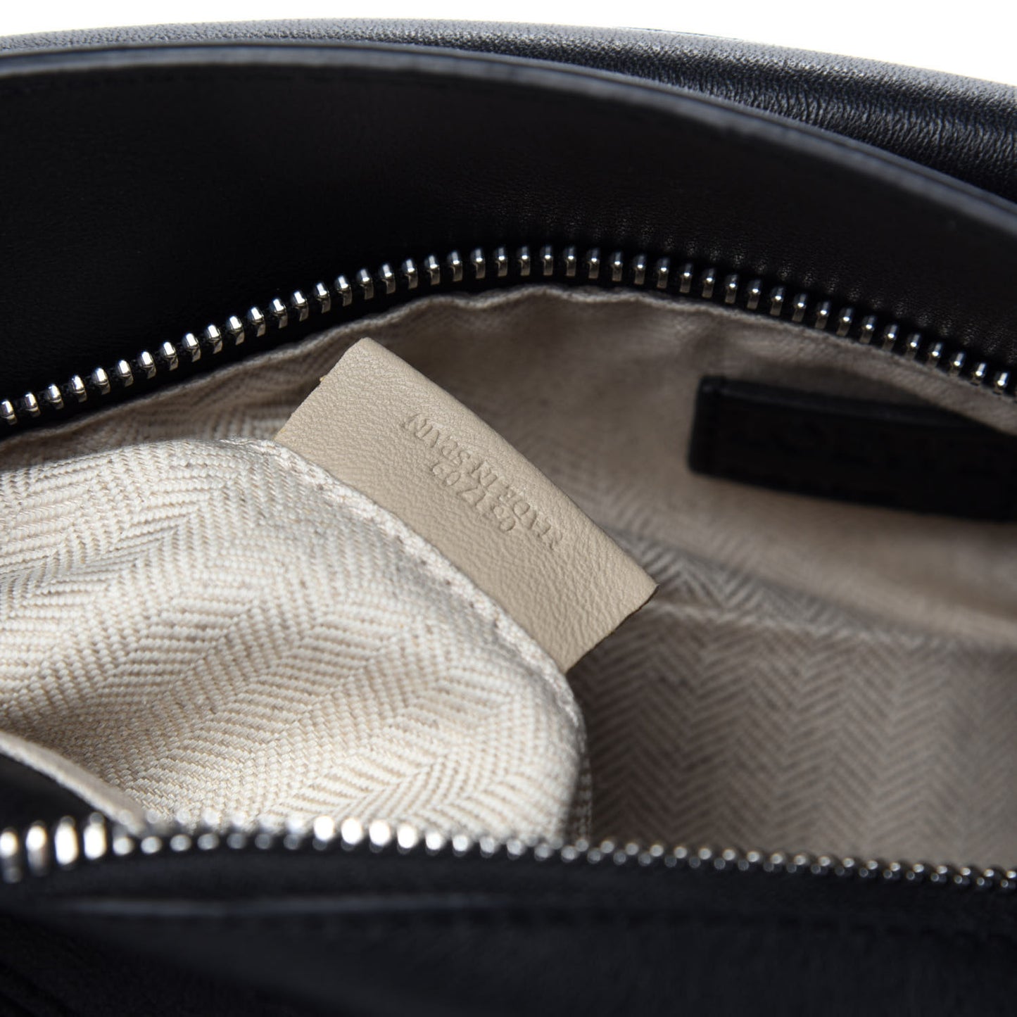Calfskin Small Puzzle Bag Black