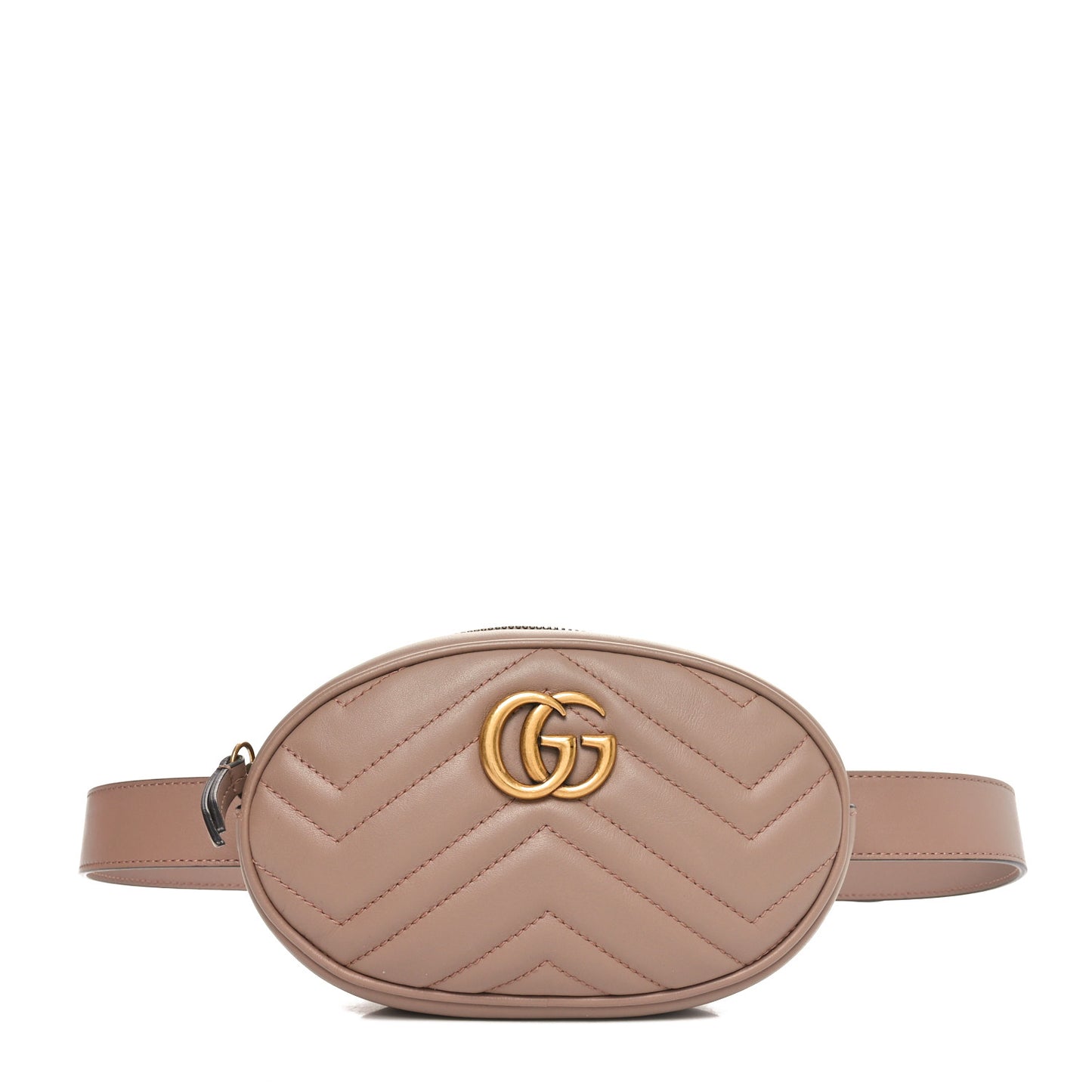 Calfskin Matelasse GG Marmont Belt Bag 85 34 Porcelain Rose