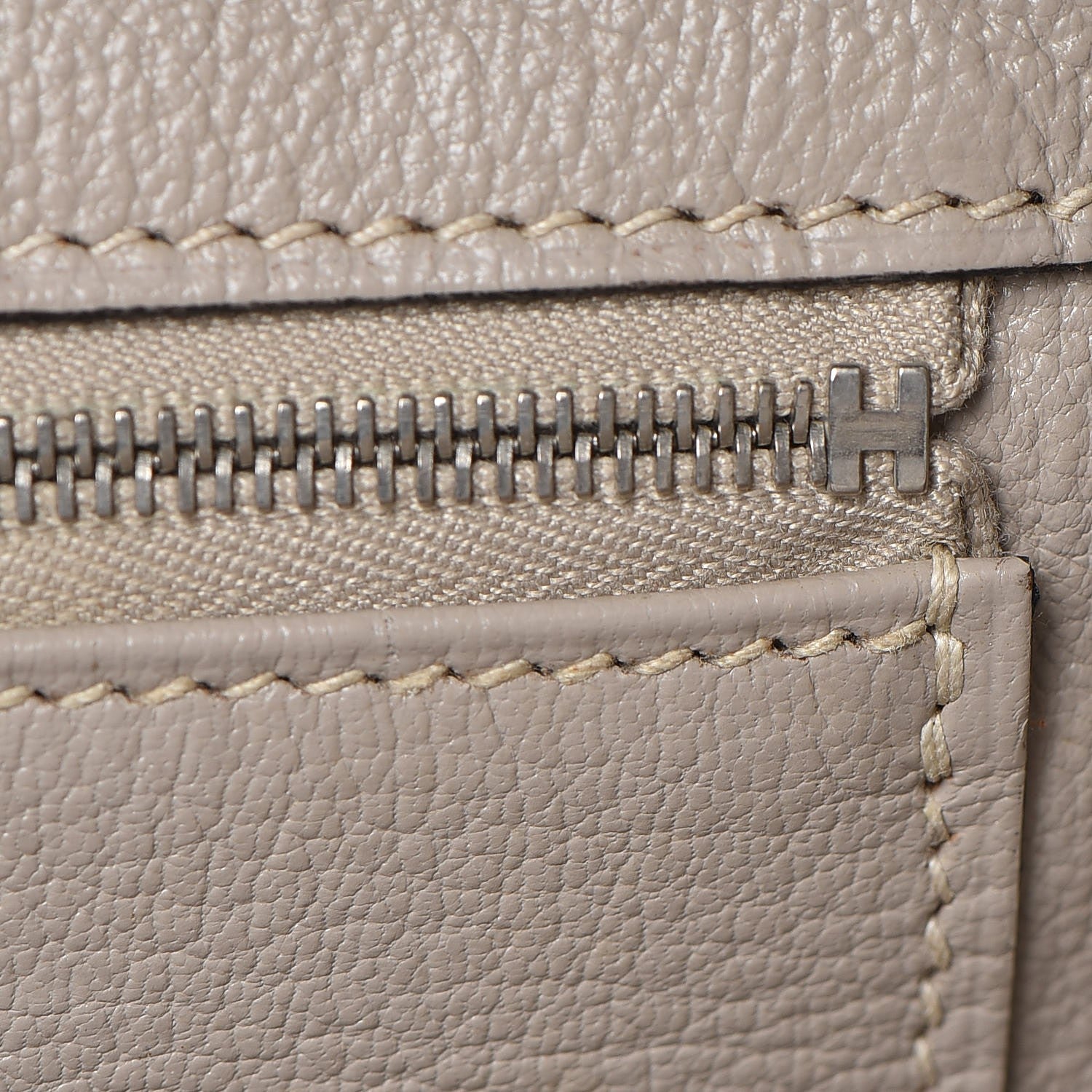 Hermes Taurillon Clemence Birkin 40 Gris Tourterelle 18 of 33
