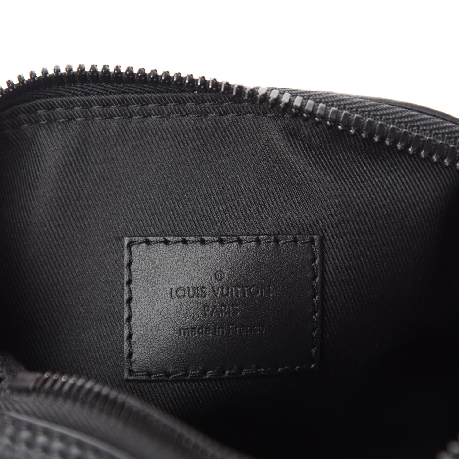 Louis Vuitton Monogram Seal Keepall XS Black 8 of 10