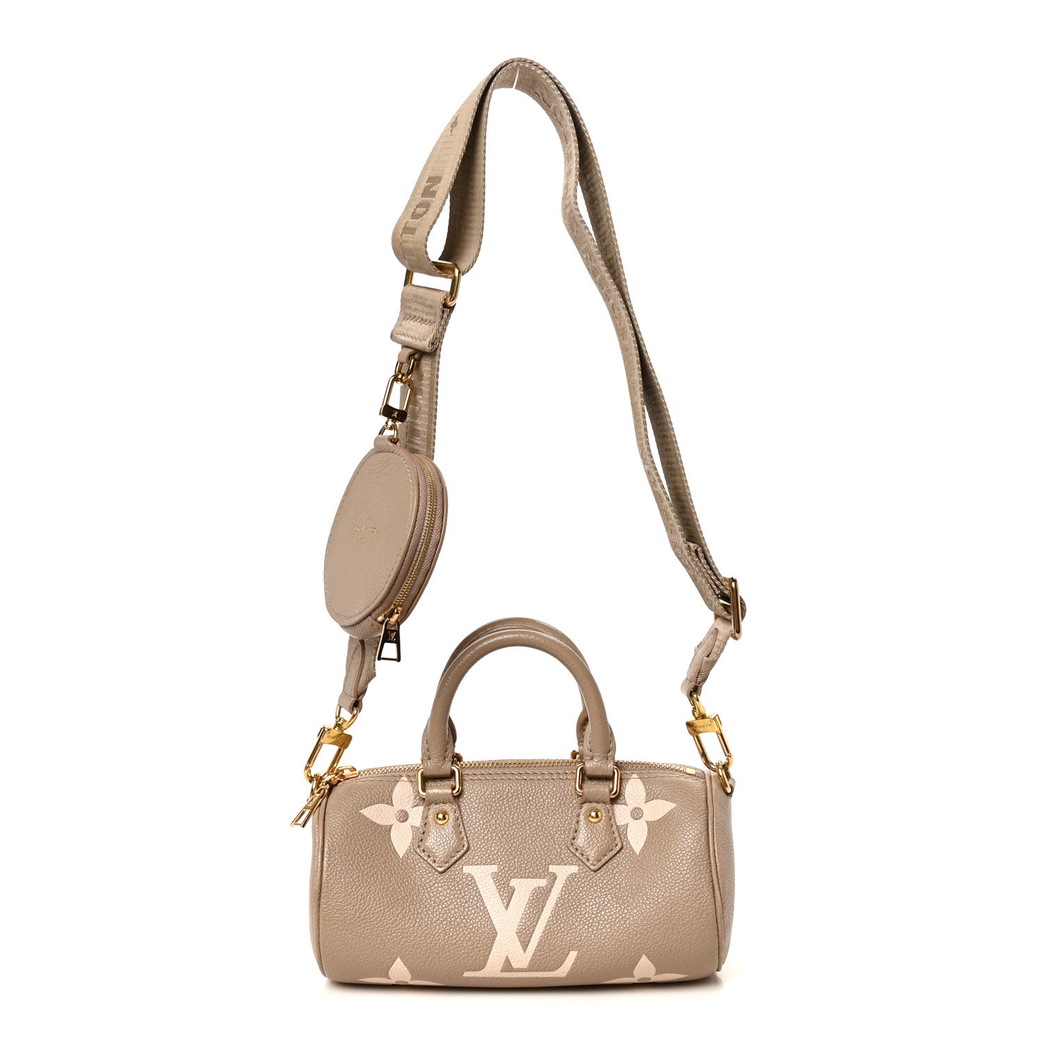 Louis Vuitton Empreinte Monogram Giant Papillon BB Tourterelle Cream 1 of 10