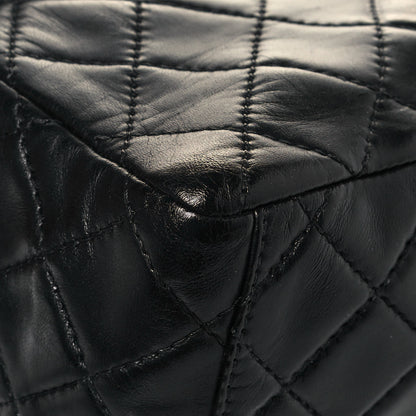 Chanel Washed Lambskin Quilted Maxi Single Flap Black 8 of 15