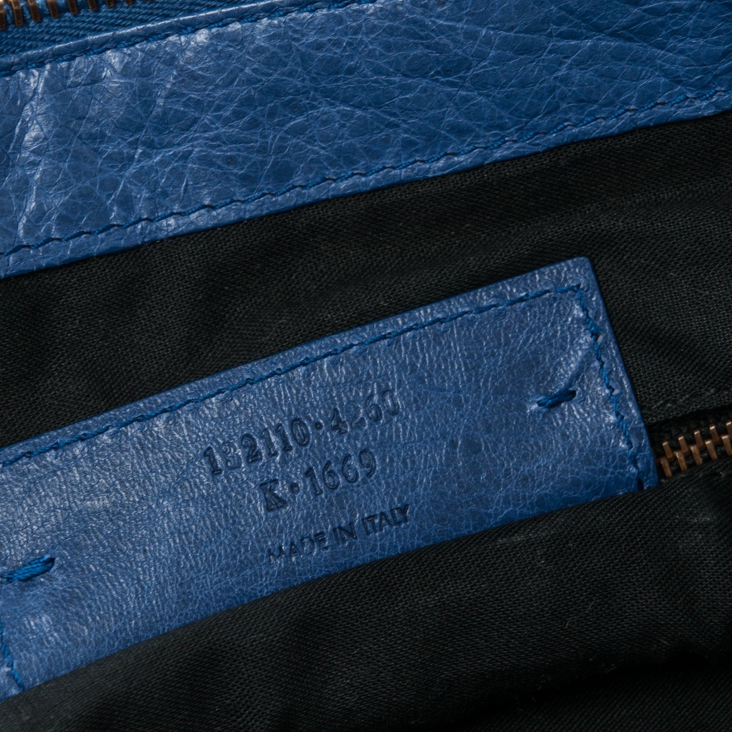 Balenciaga Agneau Classic Hardware Work Bleut Bleu Glacier 7 of 7