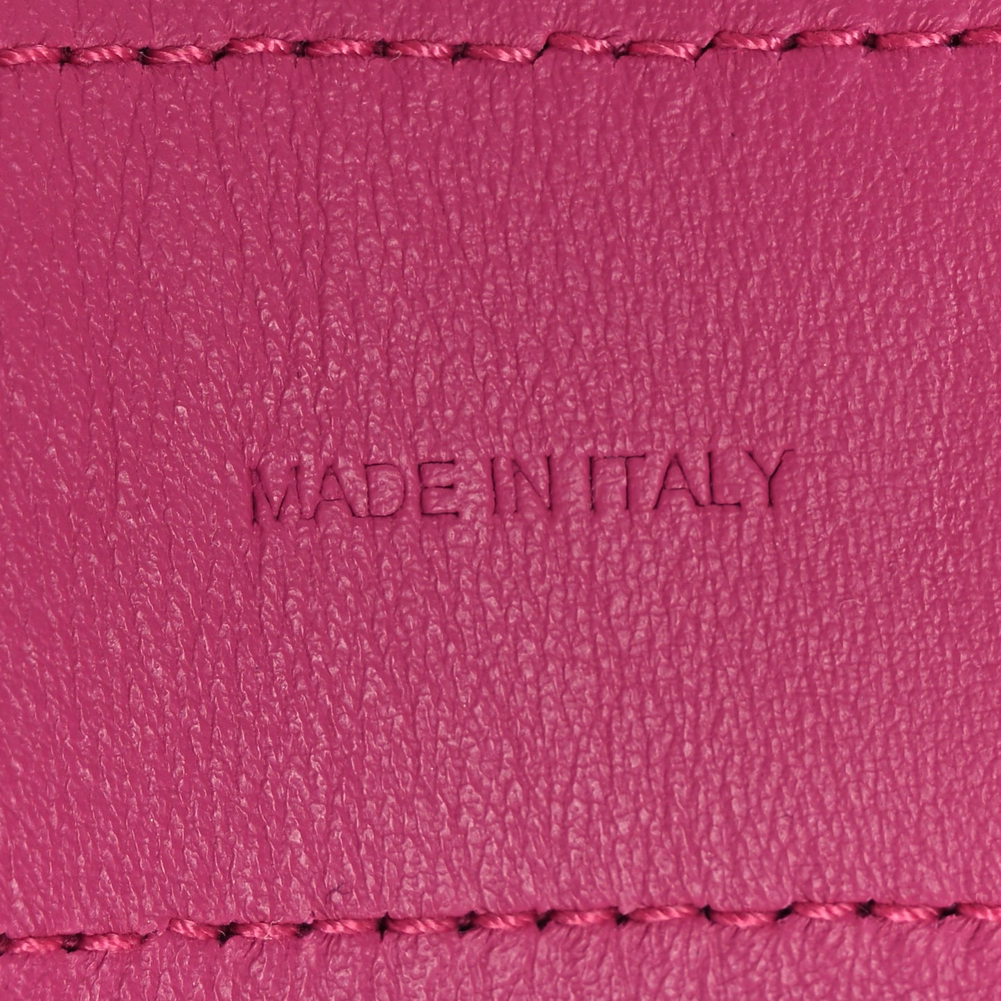 Saffiano Crystal Flower Shoulder Strap Fuchsia