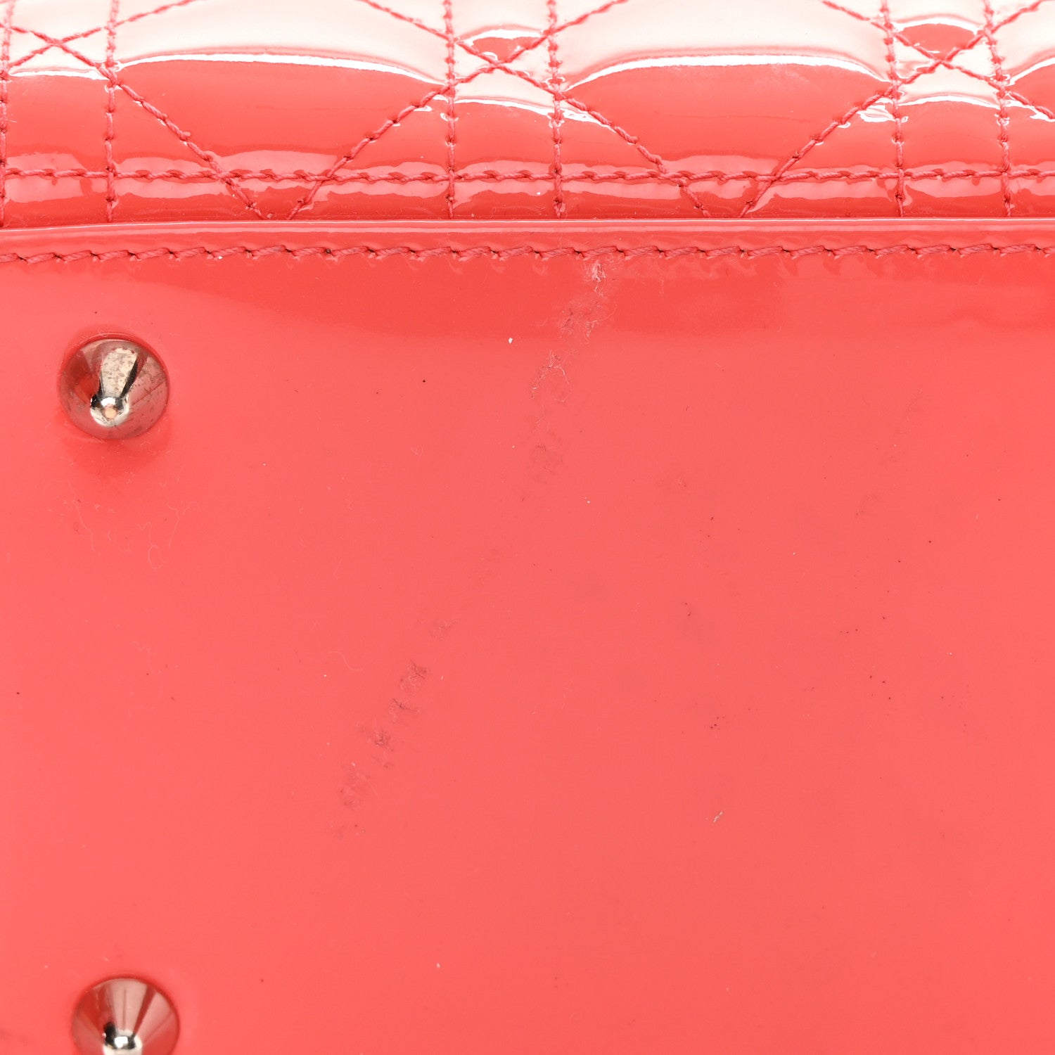 Christian Dior Patent Cannage Medium Lady Dior Fuchsia 14 of 18