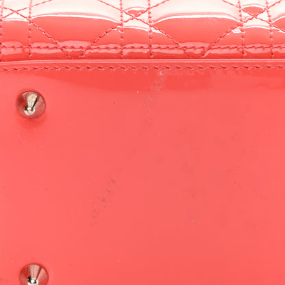 Christian Dior Patent Cannage Medium Lady Dior Fuchsia 14 of 18