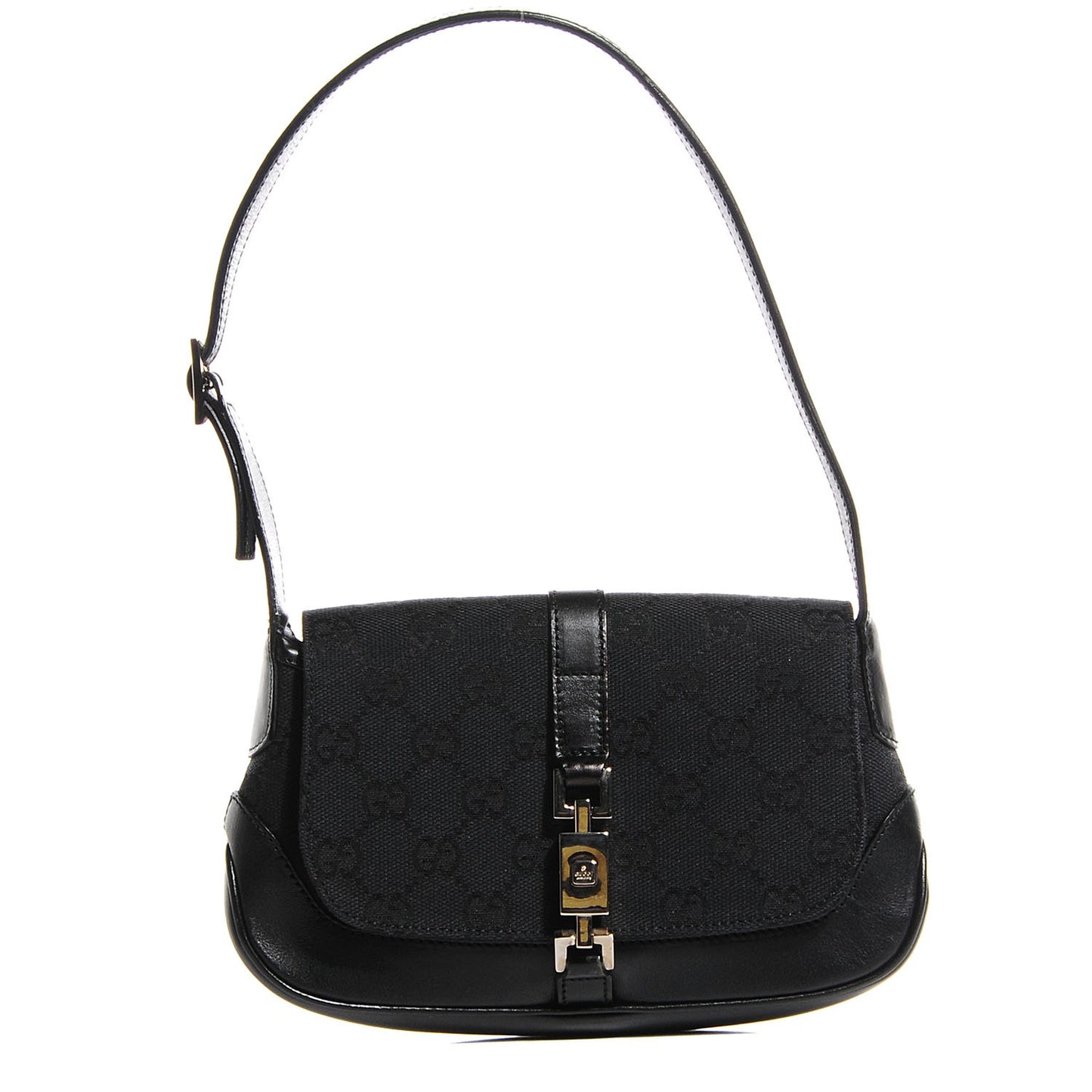 Monogram Mini Jackie O Hobo Black