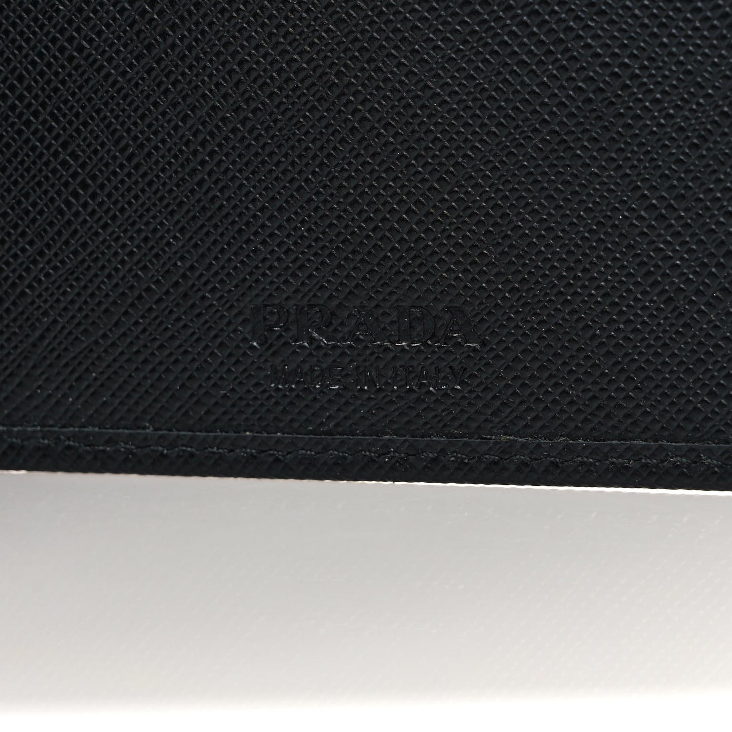 Saffiano Passport Holder Black