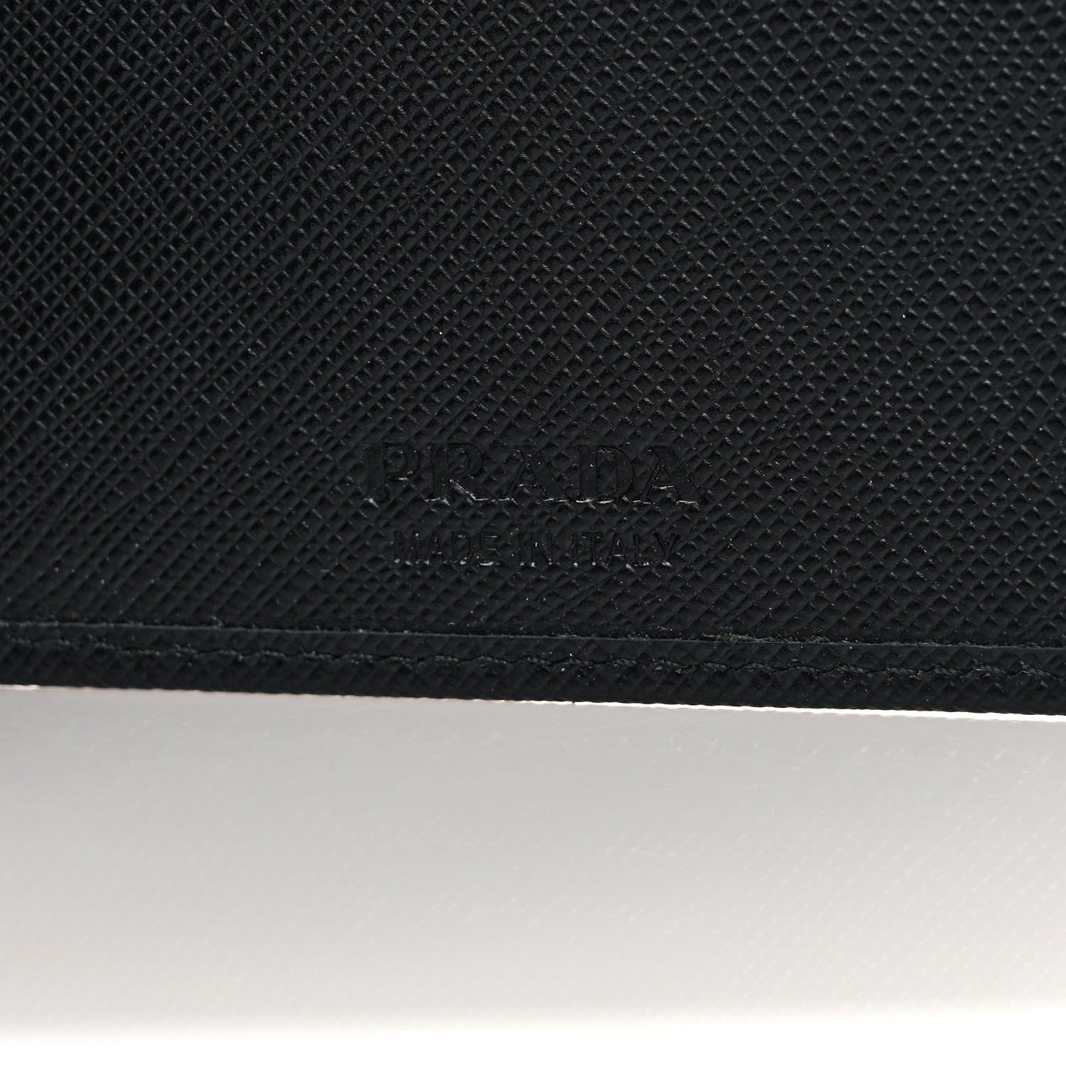 Prada Saffiano Passport Holder Black 6 of 6