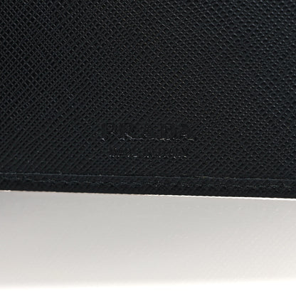 Prada Saffiano Passport Holder Black 6 of 6
