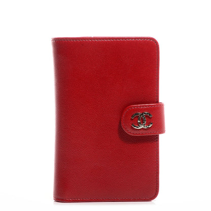 Chanel Caviar Sevruga Large Zip Pocket Wallet Red 1 of 8