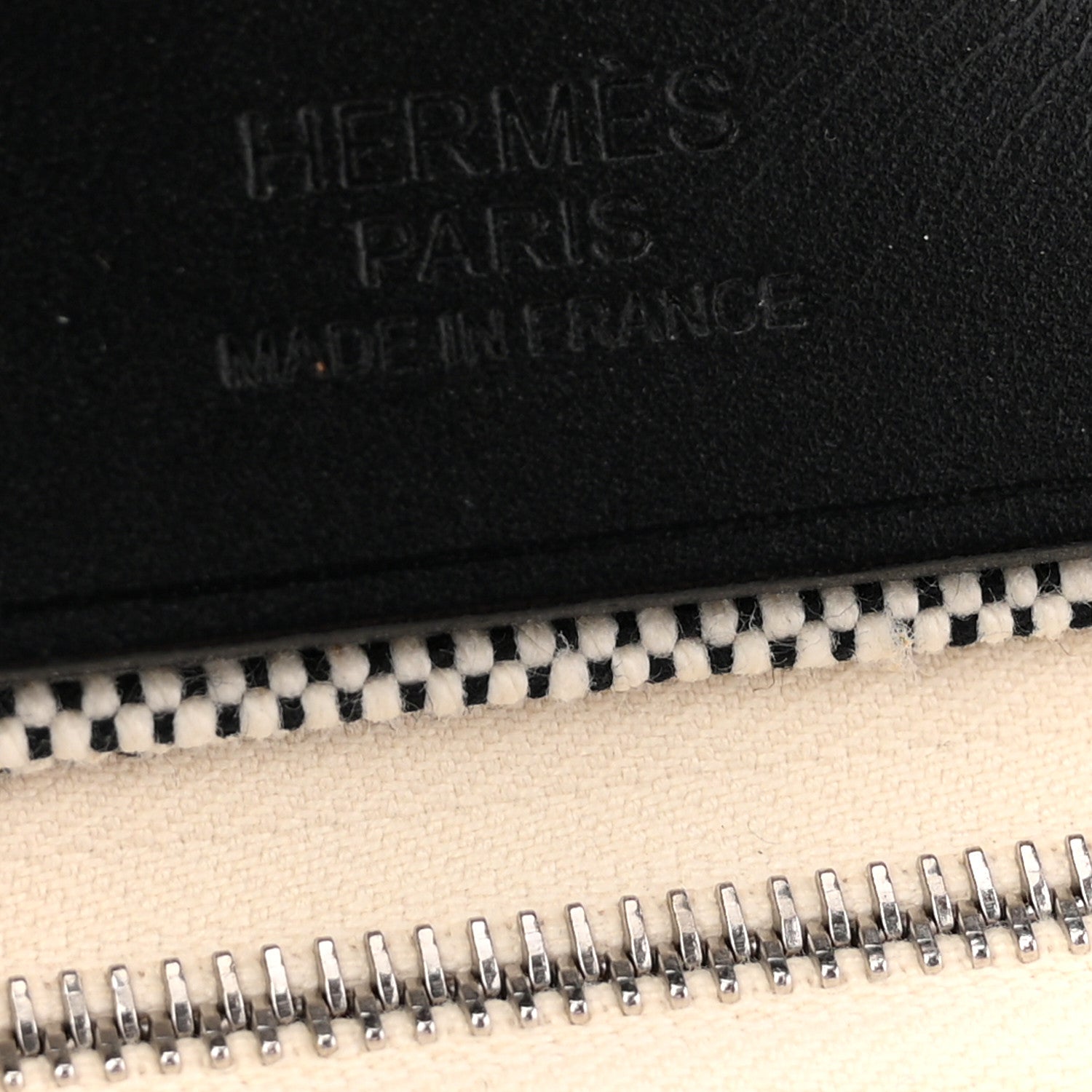 Hermes Vache Hunter Criss Viking Herbag Zip Retourne 31 PM Ecru Black 12 of 19