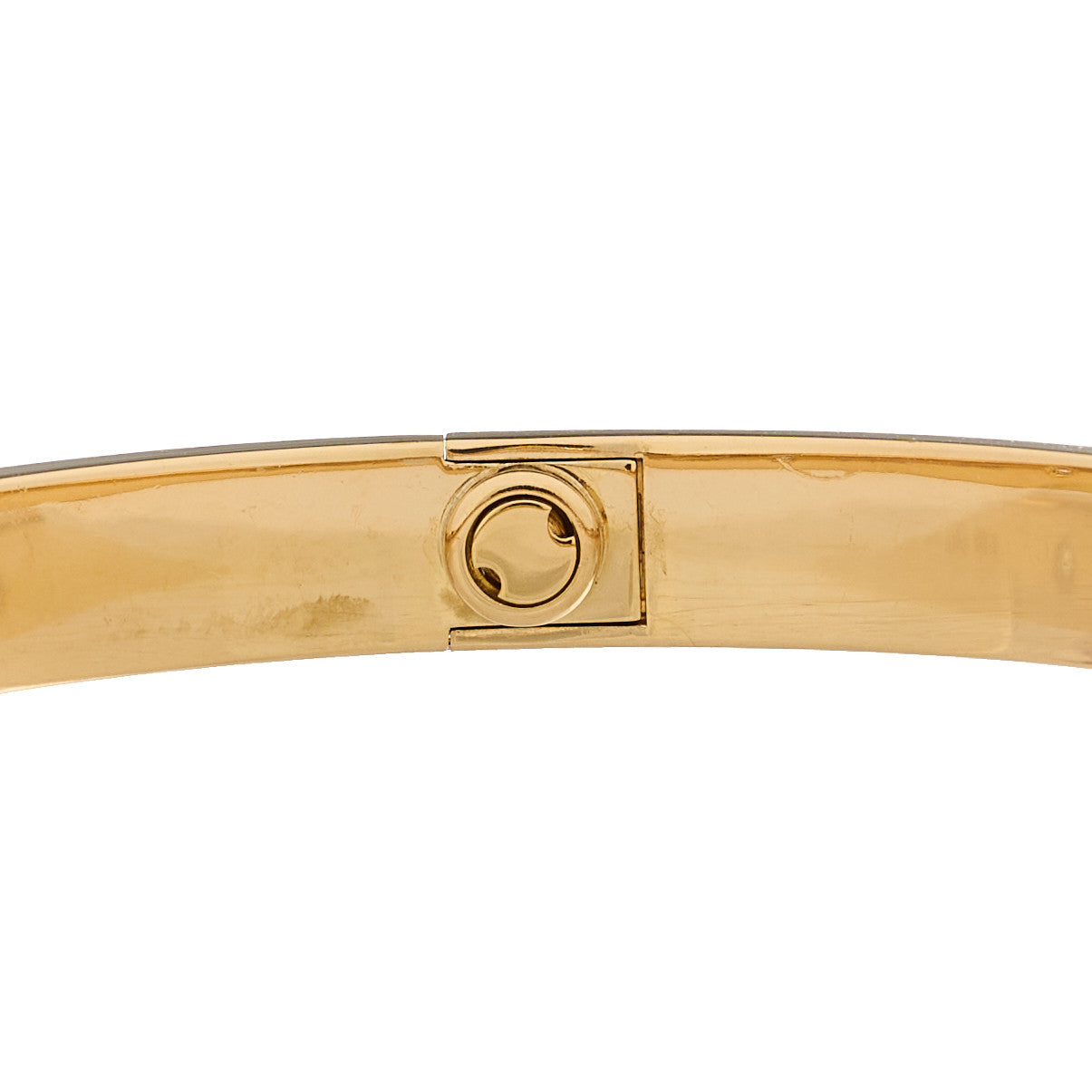 18K Yellow Gold 4 Diamond LOVE Bracelet 18