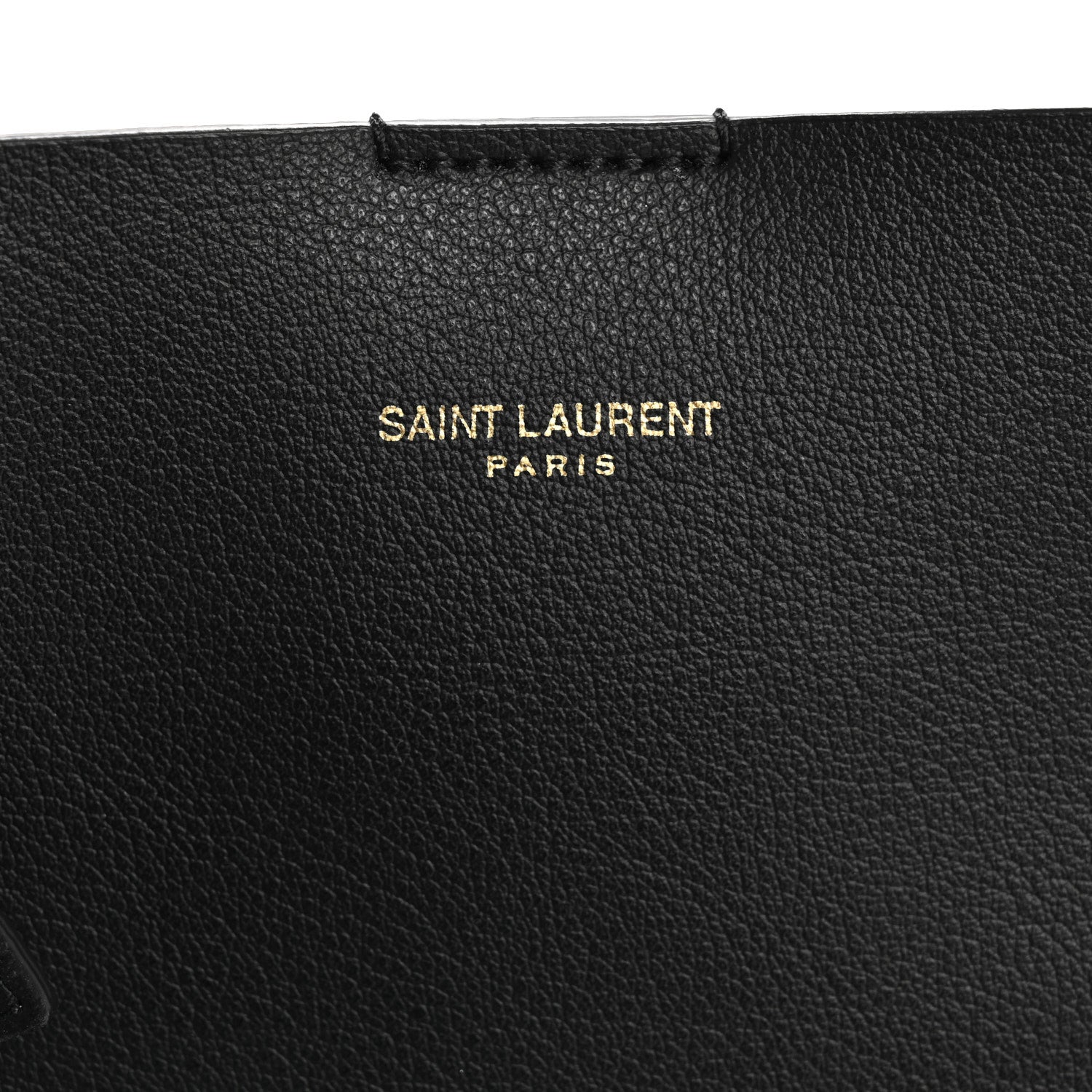 Saint Laurent Calfskin Toy Shopping Tote Black 6 of 13