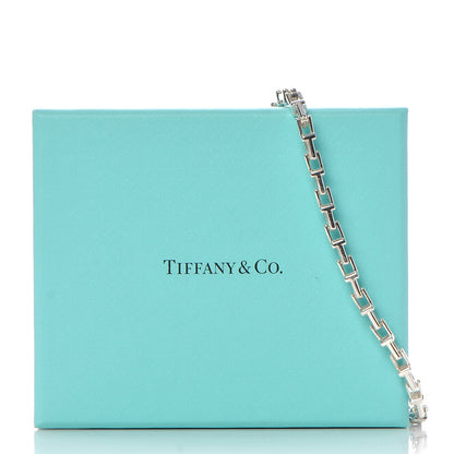 Tiffany Sterling Silver T Narrow Chain Necklace 6 of 6